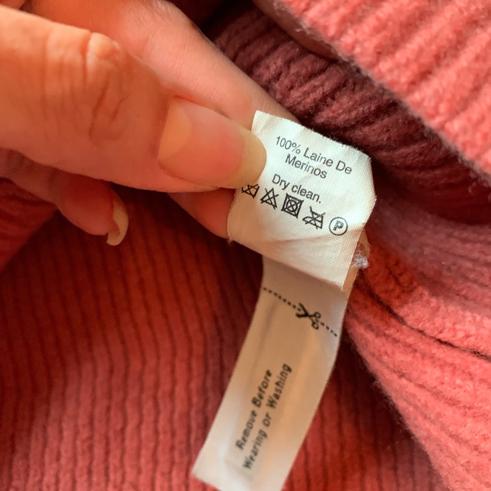 Madewell Wool Ribbed Crew Neck - Picture 4 of 5
